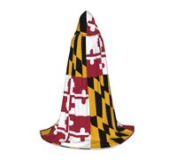 EWQrtyy Maryland State Flag Printing Hooded Cape For Teenagers,Halloween Hooded Cape For Teenagers
