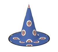 EWQrtyy Minnesota State Flag Printing 1 Piece Cosplay Witch Hat Halloween Witch Hat Witch Costume Accessory For Halloween Party