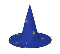 EWQrtyy Nevada State Flag Printing 1 Piece Cosplay Witch Hat Halloween Witch Hat Witch Costume Accessory For Halloween Party