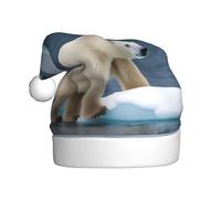 EWQrtyy Polar Bear Printing Community Gatherings Christmas Hats For Unisex Adults Women Men Stage Performances Holiday Joy