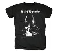 EWRdutAEAE Bathory Black Metal Venom T Shirt Black XL