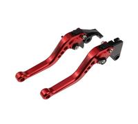 EWRsghRT Short Brake Clutch Levers Adjustable Handle Set for Kawasaki ER-6F 2009 2010 2011 2012 2013 2014 2015 2016 Motorcycle CNC Accessories(Red)