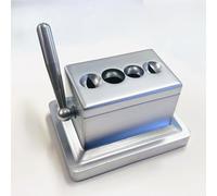 EWT Quad Table Cigar Cutter, Brushed Finish, for 52 and 60 Ring Gauge