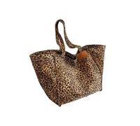 EWUHYFP Commuter Tote Bag Tote Bag Leather Women Simplicity Handbag Solid Vintage Shoulder Messenger for Ladies(Brown)