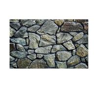 EWUHYFP Fish Tank Background 1Roll 3D Effect Black Stone Aquarium Background Poster HD Rock Self Adhesive Fish Tank(Black,50x80cm)