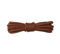 EWUHYFP Hiking Shoelaces 4 Pair 5MM Round Shoe Laces Two-Tone Mixed Color For Sport Shoelaces Rope 90/120/150/180cm(Black Orange,150cm)