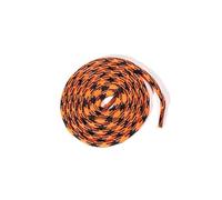 EWUHYFP Hiking Shoelaces 4Pair 4.5MM Outdoor Sports Shoelaces Flower Point Shoe Laces Polyester Round Type Shoelace Cotton Boots Accessories(Neon Orange,120cm)