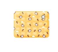 EWUHYFP Pet Cooling Mat Cooling Cushions Cats Pet Products Accessories Accessory Puppy Bed All Things Dog Supplies Houses And Habitats Basket Kitten Mat(Yellow,L 50x60cm)