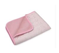 EWUHYFP Pet Cooling Mat Cooling Pet Mat Breathable Washable Summer Pad Dog Cat Self Cool Blanket For Kennel Crate And Bed Sleeping Ice Silk(Pink,L 70x55 cm)