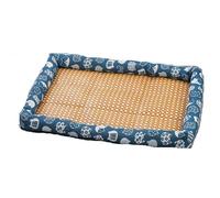 EWUHYFP Pet Cooling Mat Pet Summer Bed Mat Cat Cooling Sofa Dog Breathable BedPad Moisture Proof Rattan Wear Soft(Blue,40 30cm)