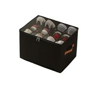 EWUHYFP Storage Boxes 1pc Foldable Oxford Fabric Shoe Organizer With Lid - Dustproof Storage Box For Shoes, Clothes & Accessories Versatile Home(Black)