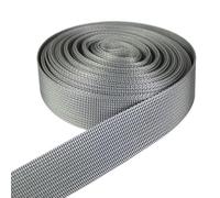 EWUHYFP Webbing 6M*25mm Colorful PP Webbing Strap Ribbon Band Tape Dog Collar Harness Backpack Bag Belt DIY Sewing Accessories DIY(Dark grey)