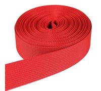 EWUHYFP Webbing 6M*25mm Colorful PP Webbing Strap Ribbon Band Tape Dog Collar Harness Backpack Bag Belt DIY Sewing Accessories DIY(Red)