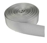 EWUHYFP Webbing 6M*25mm Colorful PP Webbing Strap Ribbon Band Tape Dog Collar Harness Backpack Bag Belt DIY Sewing Accessories DIY(Light grey)