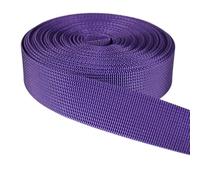 EWUHYFP Webbing 6M*25mm Colorful PP Webbing Strap Ribbon Band Tape Dog Collar Harness Backpack Bag Belt DIY Sewing Accessories DIY(Purple)