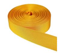 EWUHYFP Webbing 6M*25mm Colorful PP Webbing Strap Ribbon Band Tape Dog Collar Harness Backpack Bag Belt DIY Sewing Accessories DIY(Yellow)