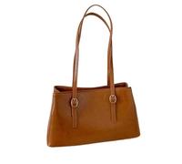 EWUHYFP Women's Soft Leather Tote Bag Women's Handbag Novelty Vintage Tote PU Leather Shoulder Flap Underarm Bag For Ladies Shopping(Light brown)