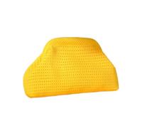 EWUHYFP Woven Bag Beach Bag Knitted Hollow-out Cloud Clutch Large-capacity Versatile Color-blocking Evening Storage Pouch(Yellow)