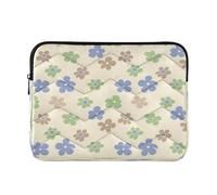 Ewusp Boho Flowers Laptop Sleeve 16 Inch Protective Laptop Case Waterproof Shockproof Briefcase Carrying Bag for Computer Notebook Table, 40x30x2 cm