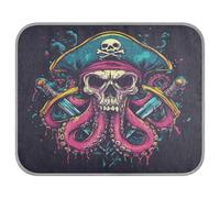 Ewusp Captain Kraken Dog Cooling Mat 50x70 cm Scratch-Resistant Pet Cool Mat Self Cool Ice Silk Bed Pad Summer Cooling Sleeping Pad for Dogs & Cats