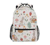 Ewusp Cute Bunny Travel Backpack for Men and Women Lightweight College Laptop Backpack Business Computer Bag Shoulder Bag Casual Daypack