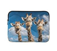 Ewusp Cute Giraffe Laptop Sleeve 16 Inch Protective Laptop Case Waterproof Shockproof Briefcase Carrying Bag for Computer Notebook Table, 40x30x2 cm