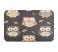 Ewusp Cute Owls Dog Cooling Mat 60x98 cm Scratch-Resistant Pet Cool Mat Self Cool Ice Silk Bed Pad Summer Cooling Sleeping Pad for Dogs & Cats