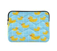 Ewusp Cute Rubber Ducks Laptop Sleeve 16 Inch Protective Laptop Case Waterproof Shockproof Briefcase Carrying Bag for Computer Notebook Table, 40x30x2 cm