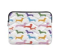 Ewusp Dachshunds Laptop Sleeve 14 Inch Protective Laptop Case Waterproof Shockproof Briefcase Carrying Bag for Computer Notebook Tablet 34x26x2 cm
