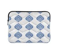 Ewusp Damascus Pattern Laptop Sleeve 14 Inch Protective Laptop Case Waterproof Shockproof Briefcase Carrying Bag for Computer Notebook Tablet 34x26x2 cm