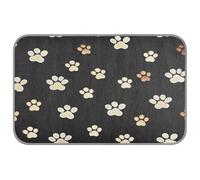 Ewusp Dog Paws Dog Cooling Mat 60x98 cm Scratch-Resistant Pet Cool Mat Self Cool Ice Silk Bed Pad Summer Cooling Sleeping Pad for Dogs & Cats
