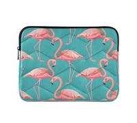 Ewusp Flamingo Laptop Sleeve 14 Inch Protective Laptop Case Waterproof Shockproof Briefcase Carrying Bag for Computer Notebook Tablet 34x26x2 cm