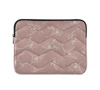 Ewusp Flowers Laptop Sleeve 14 Inch Protective Laptop Case Waterproof Shockproof Briefcase Carrying Bag for Computer Notebook Tablet 34x26x2 cm