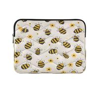 Ewusp Flying Bumble Bees Laptop Sleeve 16 Inch Protective Laptop Case Waterproof Shockproof Briefcase Carrying Bag for Computer Notebook Table, 40x30x2 cm