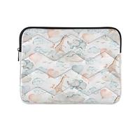 Ewusp Giraffe Elephant Laptop Sleeve 14 Inch Protective Laptop Case Waterproof Shockproof Briefcase Carrying Bag for Computer Notebook Tablet 34x26x2 cm