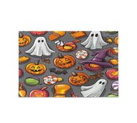Ewusp Halloween Boo Pumpkin Puzzles 500 Pieces for Adults Challenging and Brainteasing Jigsaw Puzzles Educational Games for Birthday