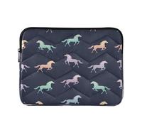 Ewusp Horse Laptop Sleeve 14 Inch Protective Laptop Case Waterproof Shockproof Briefcase Carrying Bag for Computer Notebook Tablet 34x26x2 cm
