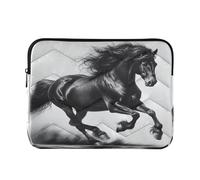 Ewusp Horse Running Laptop Sleeve 14 Inch Protective Laptop Case Waterproof Shockproof Briefcase Carrying Bag for Computer Notebook Tablet 34x26x2 cm