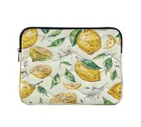 Ewusp Lemon Laptop Sleeve 14 Inch Protective Laptop Case Waterproof Shockproof Briefcase Carrying Bag for Computer Notebook Tablet 34x26x2 cm