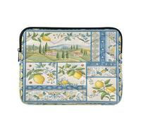 Ewusp Lemon Pattern Laptop Sleeve 14 Inch Protective Laptop Case Waterproof Shockproof Briefcase Carrying Bag for Computer Notebook Tablet 34x26x2 cm