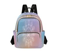 Ewusp Mandala Mini Backpack Purse for Women, Quilted Small Fashion Backpacks Lightweight Casual Travel Daypack