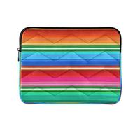 Ewusp Mexican Stripe Laptop Sleeve 14 Inch Protective Laptop Case Waterproof Shockproof Briefcase Carrying Bag for Computer Notebook Tablet 34x26x2 cm
