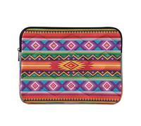 Ewusp Mexican Stripes Laptop Sleeve 14 Inch Protective Laptop Case Waterproof Shockproof Briefcase Carrying Bag for Computer Notebook Tablet 34x26x2 cm
