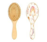 Ewusp Princess Castle Detangling Hair Brush for Women Men Anti Static & Tangle Detangle Hair Brush Wet & Dry Hairbrush for Curly, Thick, Wavy, Fine Hair Types