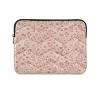 Ewusp Samll Flowers Laptop Sleeve 14 Inch Protective Laptop Case Waterproof Shockproof Briefcase Carrying Bag for Computer Notebook Tablet 34x26x2 cm