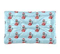 Ewusp Stocks Cats Calming Dog Bed for Small Medium Large Pets Washable Dog Crate Mattress Soft and Cozy Pet Bed Floor Pad with Anti-Slip Bottom 60x46x4.5 cm