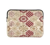 Ewusp Vintage Flowers Laptop Sleeve 14 Inch Protective Laptop Case Waterproof Shockproof Briefcase Carrying Bag for Computer Notebook Tablet 34x26x2 cm