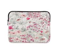 Ewusp Watercolor Flowers Laptop Sleeve 16 Inch Protective Laptop Case Waterproof Shockproof Briefcase Carrying Bag for Computer Notebook Table, 40x30x2 cm