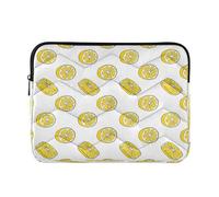 Ewusp Yellow Lemon Laptop Sleeve 14 Inch Protective Laptop Case Waterproof Shockproof Briefcase Carrying Bag for Computer Notebook Tablet 34x26x2 cm