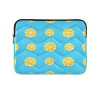 Ewusp Yellow Lemon Slices Laptop Sleeve 14 Inch Protective Laptop Case Waterproof Shockproof Briefcase Carrying Bag for Computer Notebook Tablet 34x26x2 cm